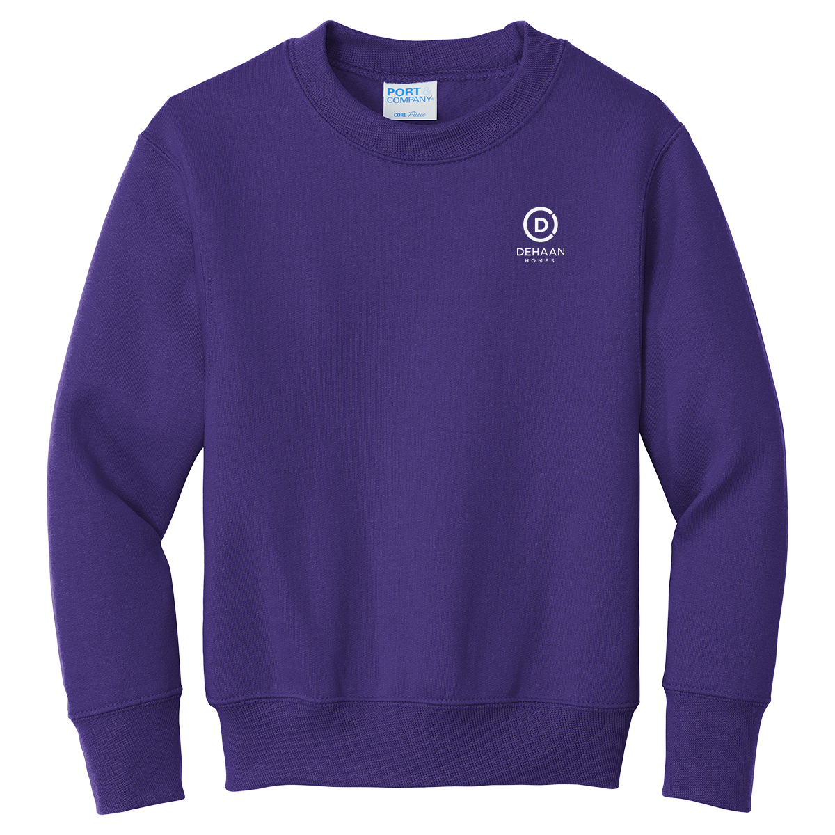 Port & Company® Youth Core Fleece Crewneck Sweatshirt
