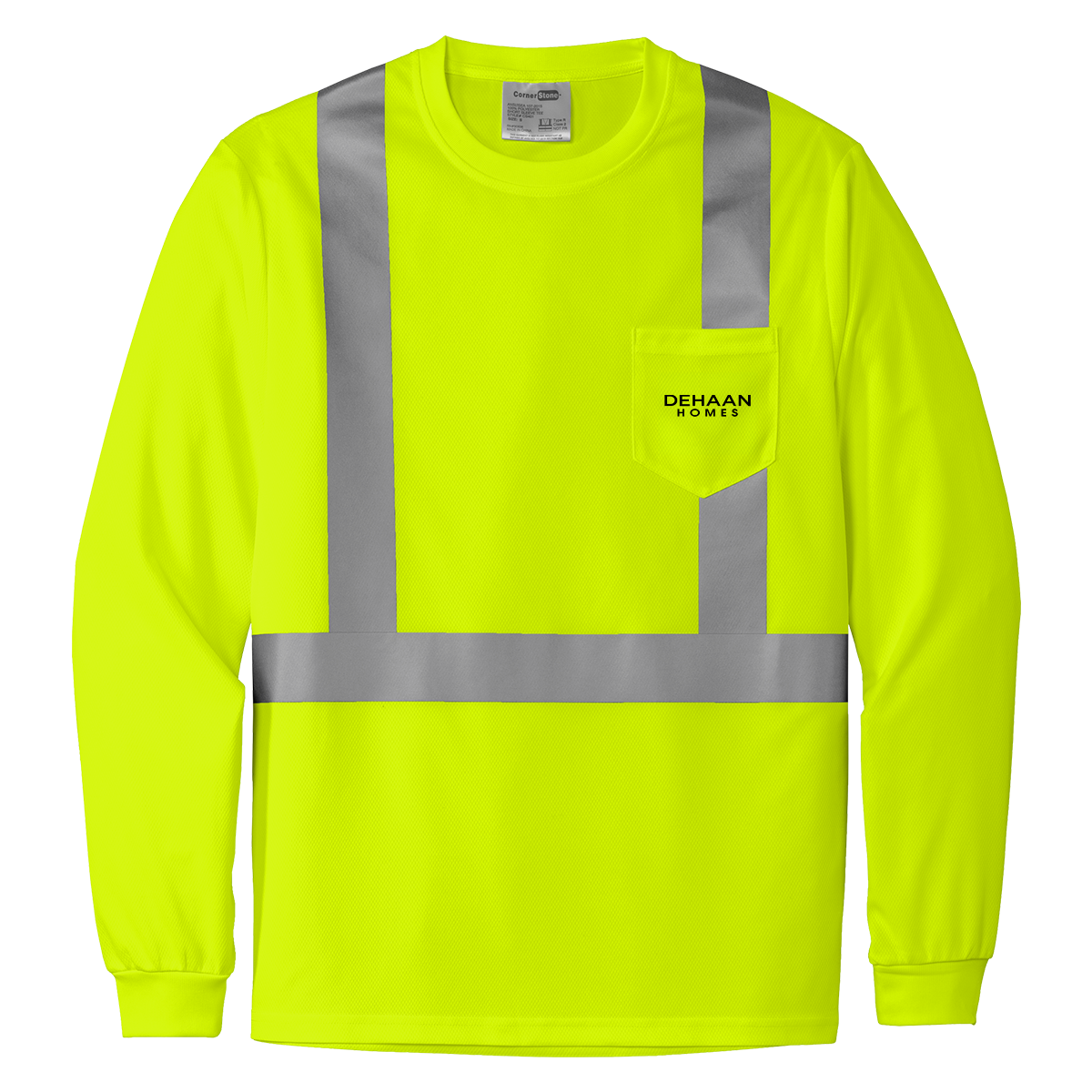 CornerStone® ANSI 107 Class 2 Mesh Long Sleeve Tee