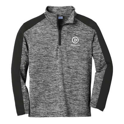 Sport-Tek Youth PosiCharge Electric Heather Colorblock 1/4-Zip Pullover