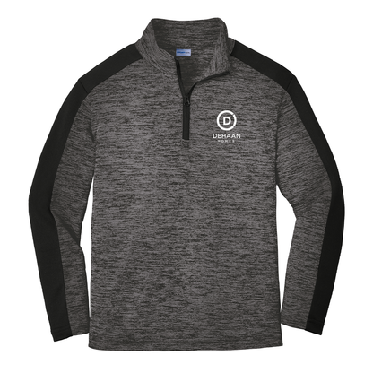 Sport-Tek Youth PosiCharge Electric Heather Colorblock 1/4-Zip Pullover
